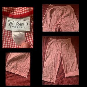 Red Checkered Old Fashioned Capris!